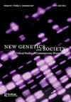 NEW GENETICS AND SOCIETY雜志封面